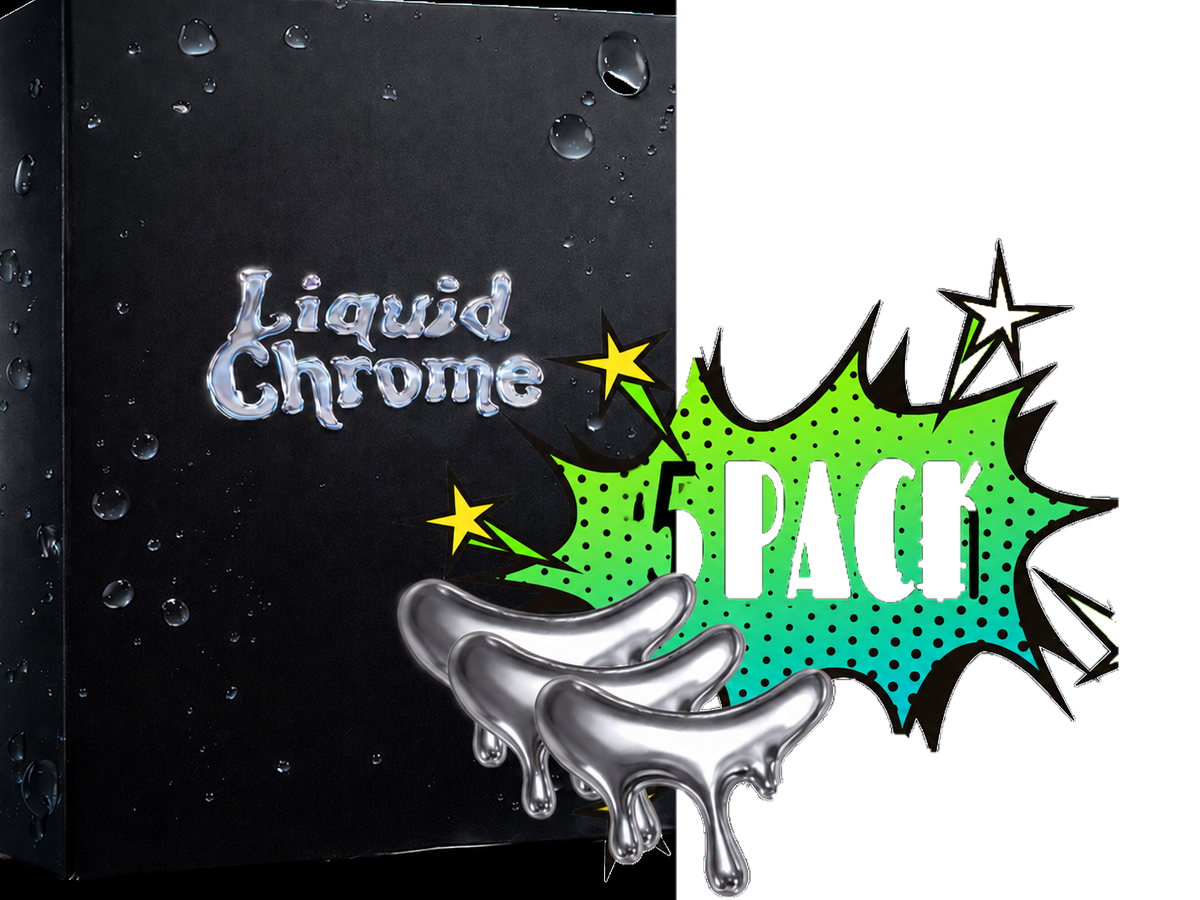 Liquid Chrome Eye Patches